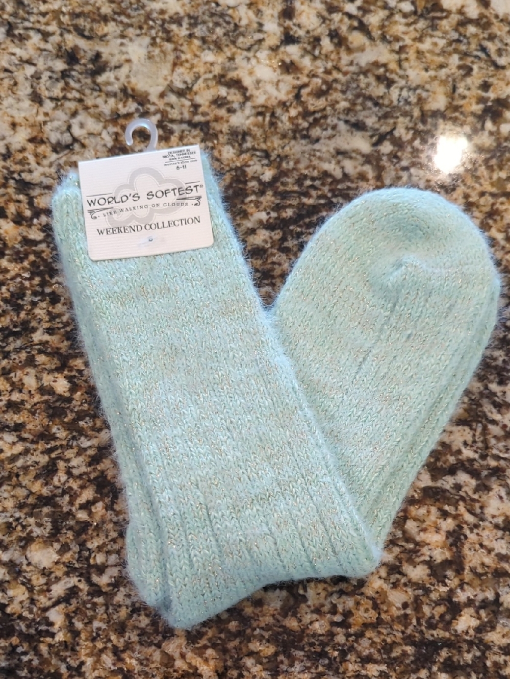 World's Softest Weekend Collection Socks 6-11 Women's Shoe Size Niota Tennessee